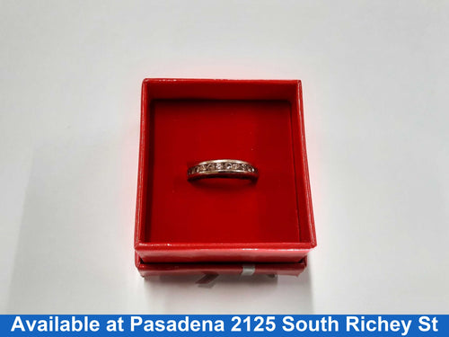 Ring - Wedding Band - White Gold 10k (.417) 2.4 grams Size 7