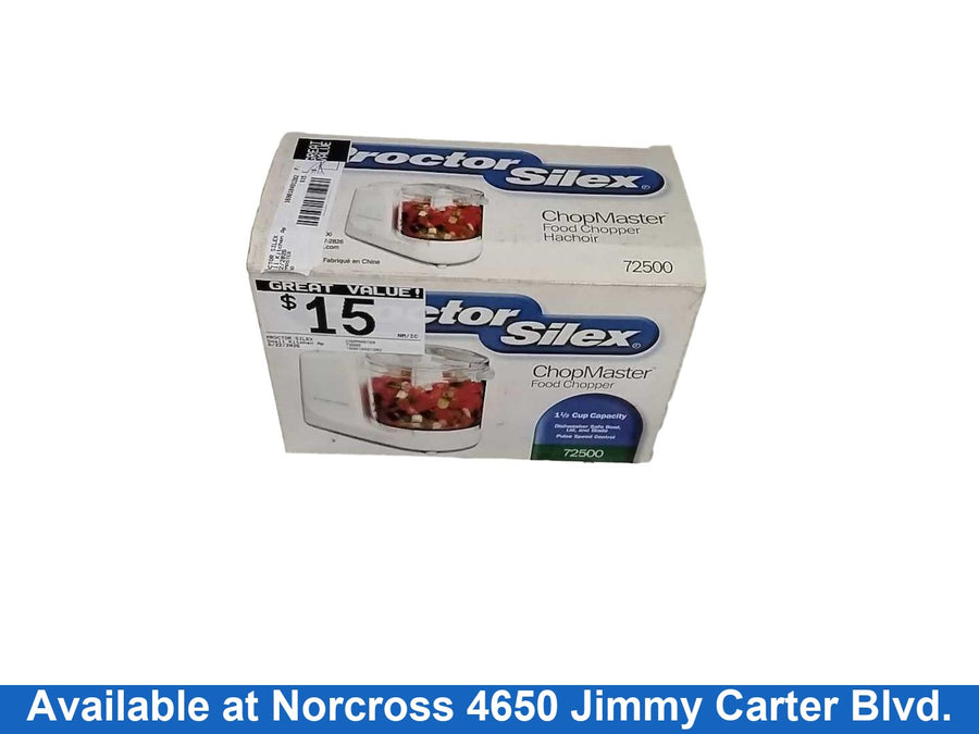 Proctor Silex Chopmaster White Small Kitchen Appliance