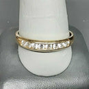 Fancy Wedding Band 10k Yg 2.5 Grams