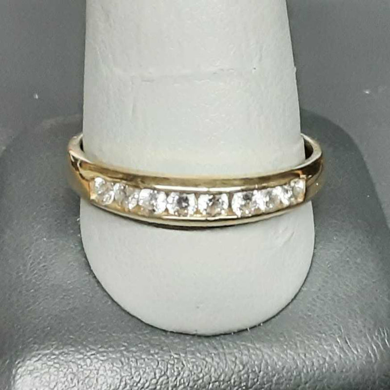 Fancy Wedding Band 10k Yg 2.5 Grams
