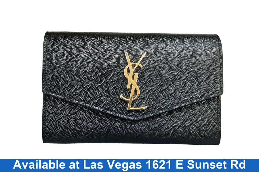 Yves Saint Laurent Chain Wallet Black Purse / Handbag