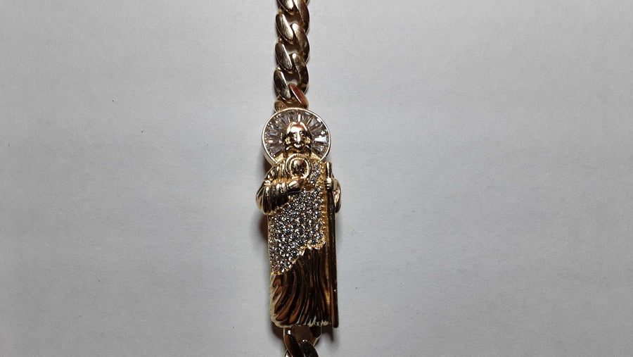 ID Bracelet - Yellow Gold 14k (.585) 13.5 grams 7 inch