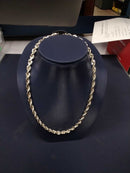 Rope Chain - White Gold 10k (.417) 51.8 grams 24 inch