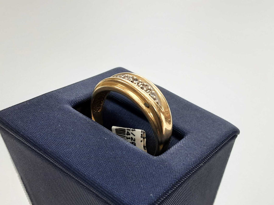 Wedding Band Yellow Gold 14k Size 9.5