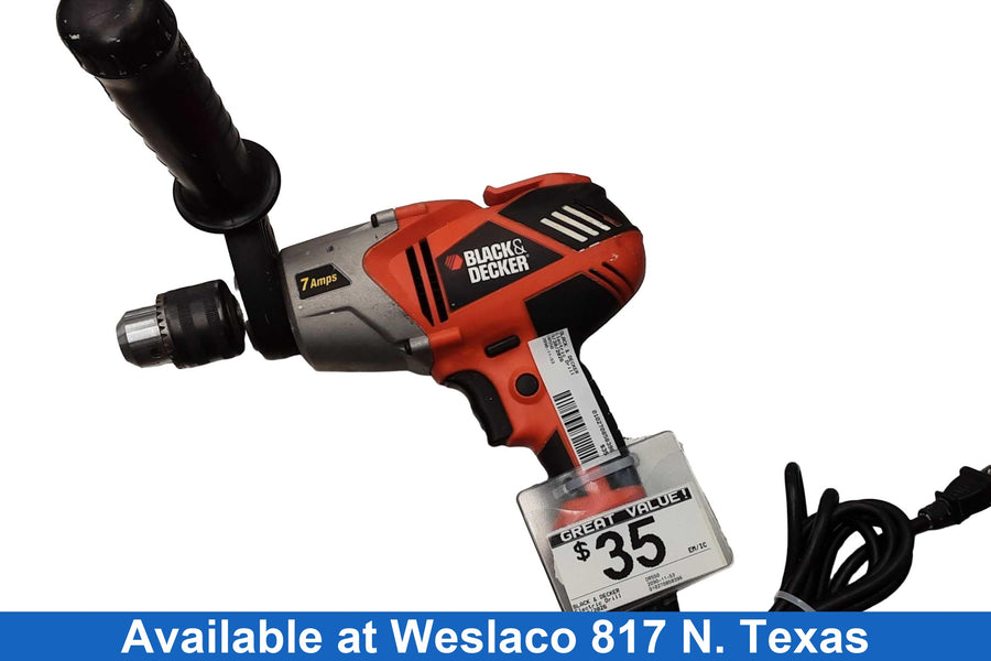 Black & Decker Dr550 Orange Corded Standard Drill