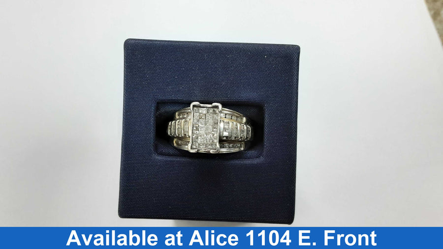 Women's Ring - White Gold 14k (.585) 4.7 grams Size 6