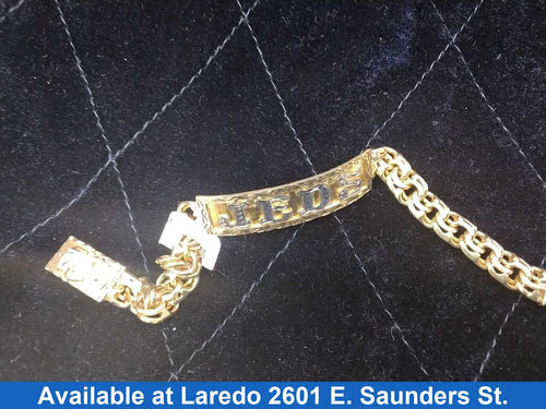 ID Bracelet - Yellow Gold 10k (.417) 24.2 grams 8 inch