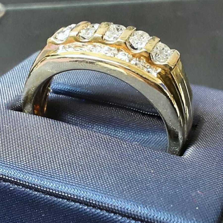 Ring - Wedding Band - Yellow Gold 14k (.585) 9.4 grams Size 11