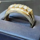Ring - Wedding Band - Yellow Gold 14k (.585) 9.4 grams Size 11