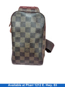 Louis Vuitton Damier Ebene Geronimos Bag Brown Purse / Handbag
