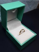 Ring - Wedding Band - Yellow Gold 10k (.417) 0.6 grams Size 4