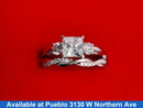 Ring - Wedding Set - White Gold 14k (.585) 4.1 grams Size 7