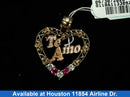 Pendant - Tricolor Gold 10k (.417) 1.5 grams