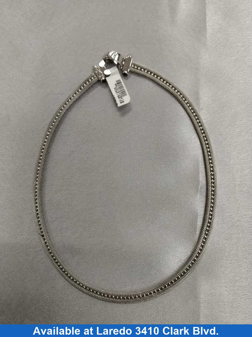 Bead Chain - White Gold 14k (.585) 20.7 grams 15 inch