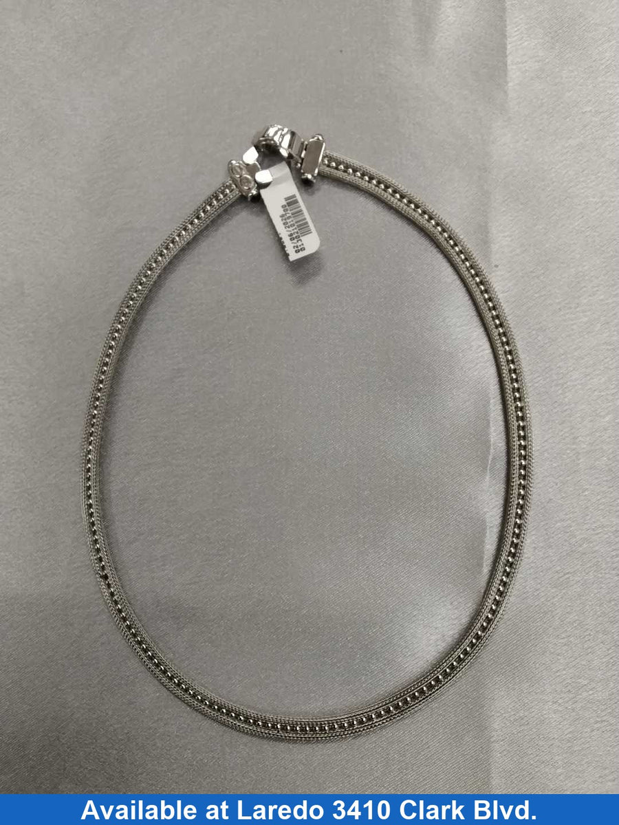 Bead Chain - White Gold 14k (.585) 20.7 grams 15 inch