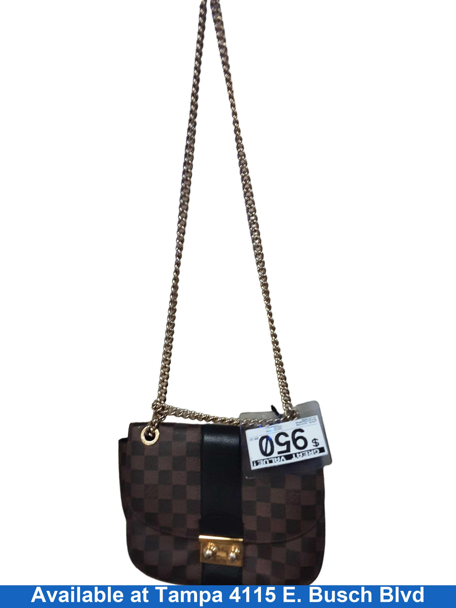Louis Vuitton Damier Ebene Brown Purse / Handbag