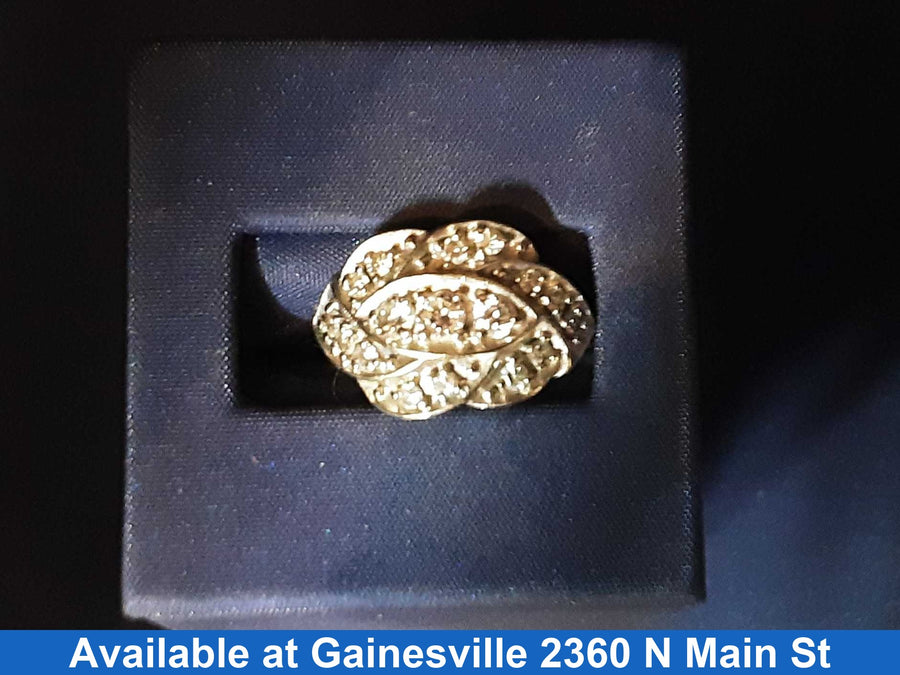 Women's Ring - Yellow Gold 14k (.585) 4.8 grams Size 7.5