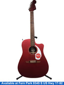 Fender Redondo Player Red Acoustic / Electric Classic Guitar