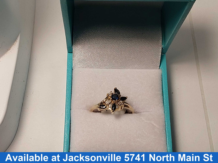 Women's Ring - Yellow Gold 10k (.417) 2.1 grams Size 7