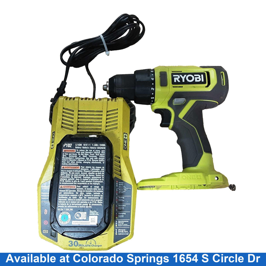 Ryobi Pcl206 Green Cordless Standard Drill