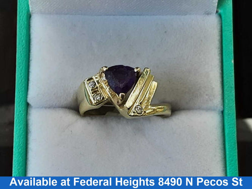 Women's Ring - Yellow Gold 14k (.585) 6.21 grams Size 8