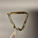 ID Bracelet - Yellow Gold 14k (.585) 7.2 grams 7 inch