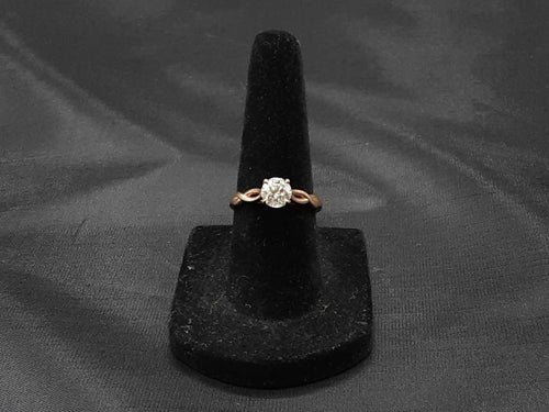 Women's Ring - Solitaire - Rose Gold 14k (.585) 2.4 grams Size 6.5