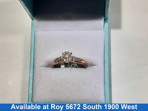 Women's Ring - Rose Gold 10k (.417) 2.3 grams Size 7