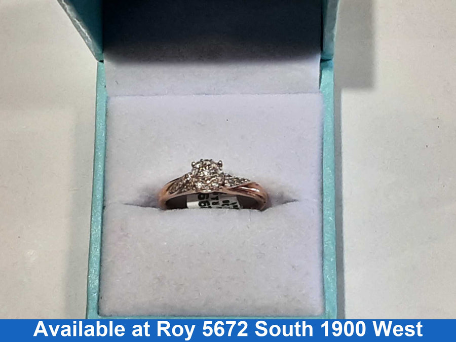 Women's Ring - Rose Gold 10k (.417) 2.3 grams Size 7