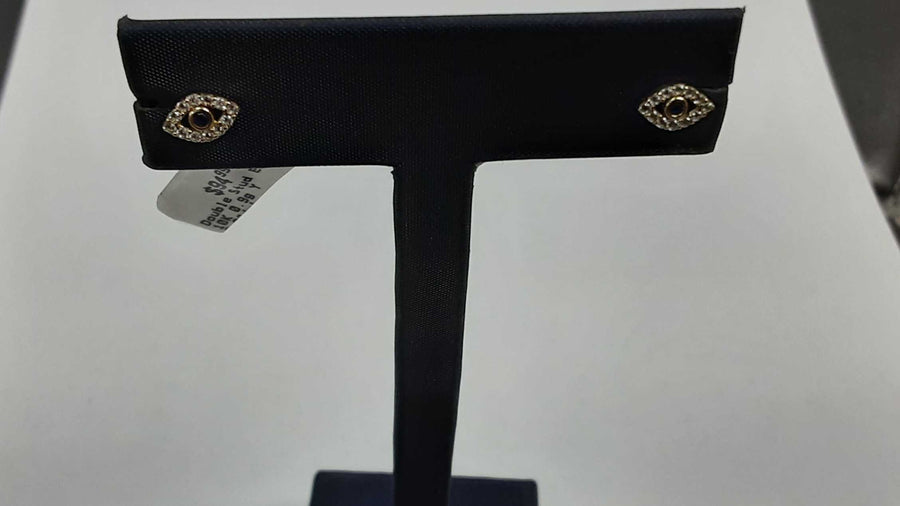 Double Stud Earring - Yellow Gold 10k (.417) 0.9 grams