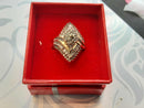 Women's Ring - Yellow Gold 10k (.417) 5.8 grams Size 7