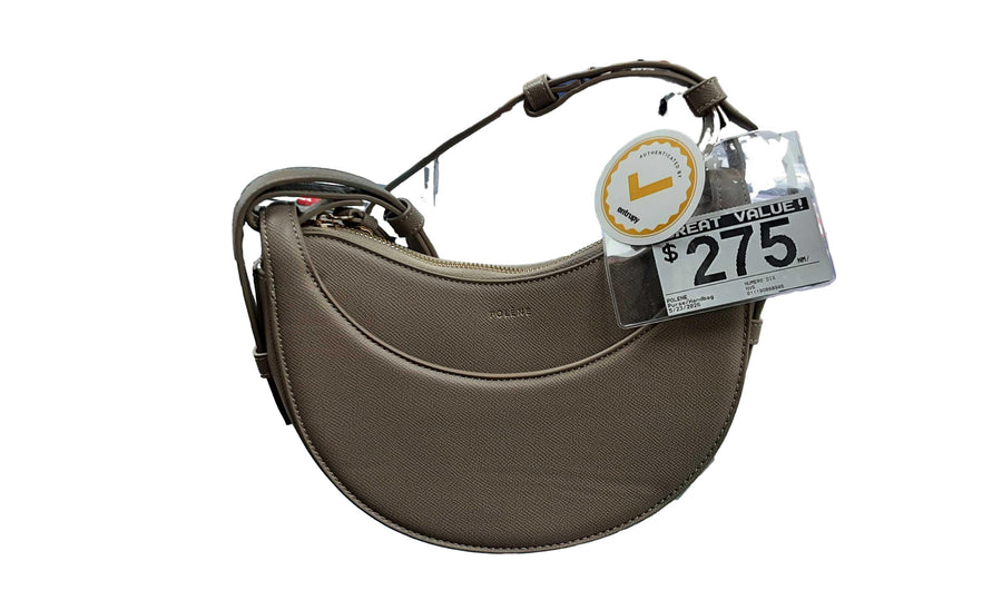Polene Numero Dix Gray Purse / Handbag