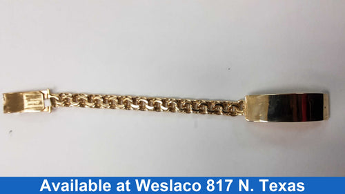 ID Bracelet - Yellow Gold 10k (.417) 55.5 grams 8 inch