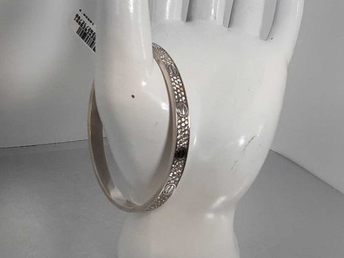 Bangle Bracelet - White Gold 10k (.417) 22.2 grams 8 inch