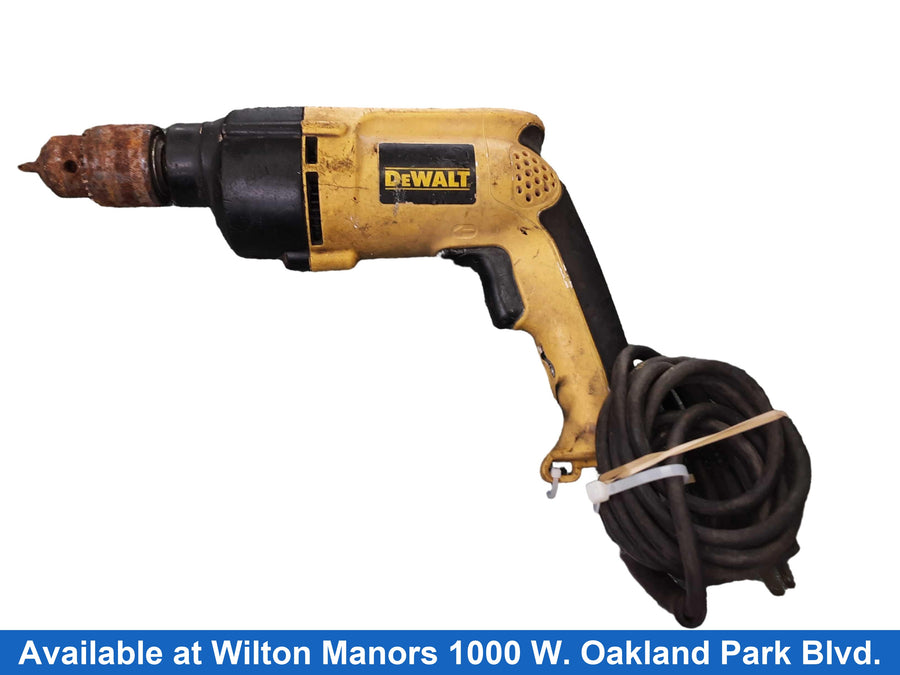 Dewalt Dw511 Yellow Corded Standard Drill