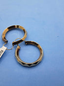 Bangle Earrings - Yellow Gold 10k (.417) 4.4 grams