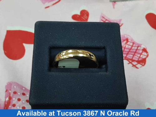 Ring - Wedding Band - Yellow Gold 14k (.585) 3 grams Size 20