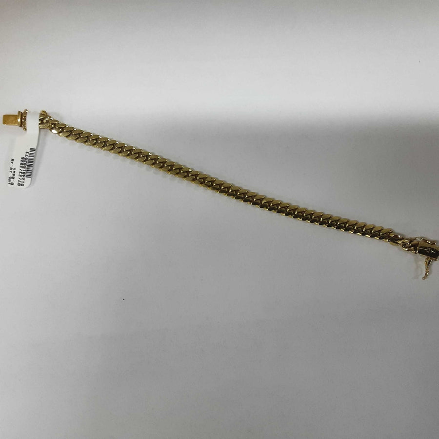 Cuban Link Bracelet - Yellow Gold 10k (.417) 19.3 grams 5 inch