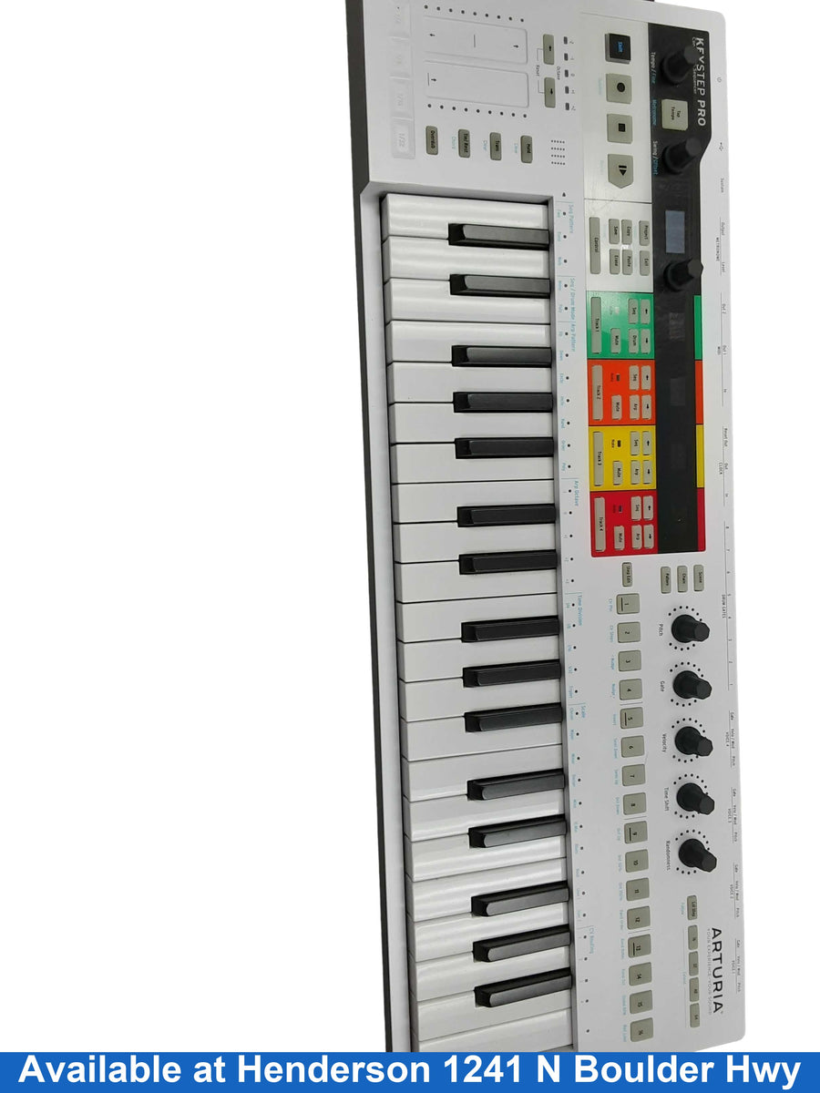 Arturia Keystep Pro White Midi Keyboard Controller