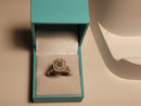 Ring - Engagement Set - White Gold 14k (.585) 7.5 grams Size 7