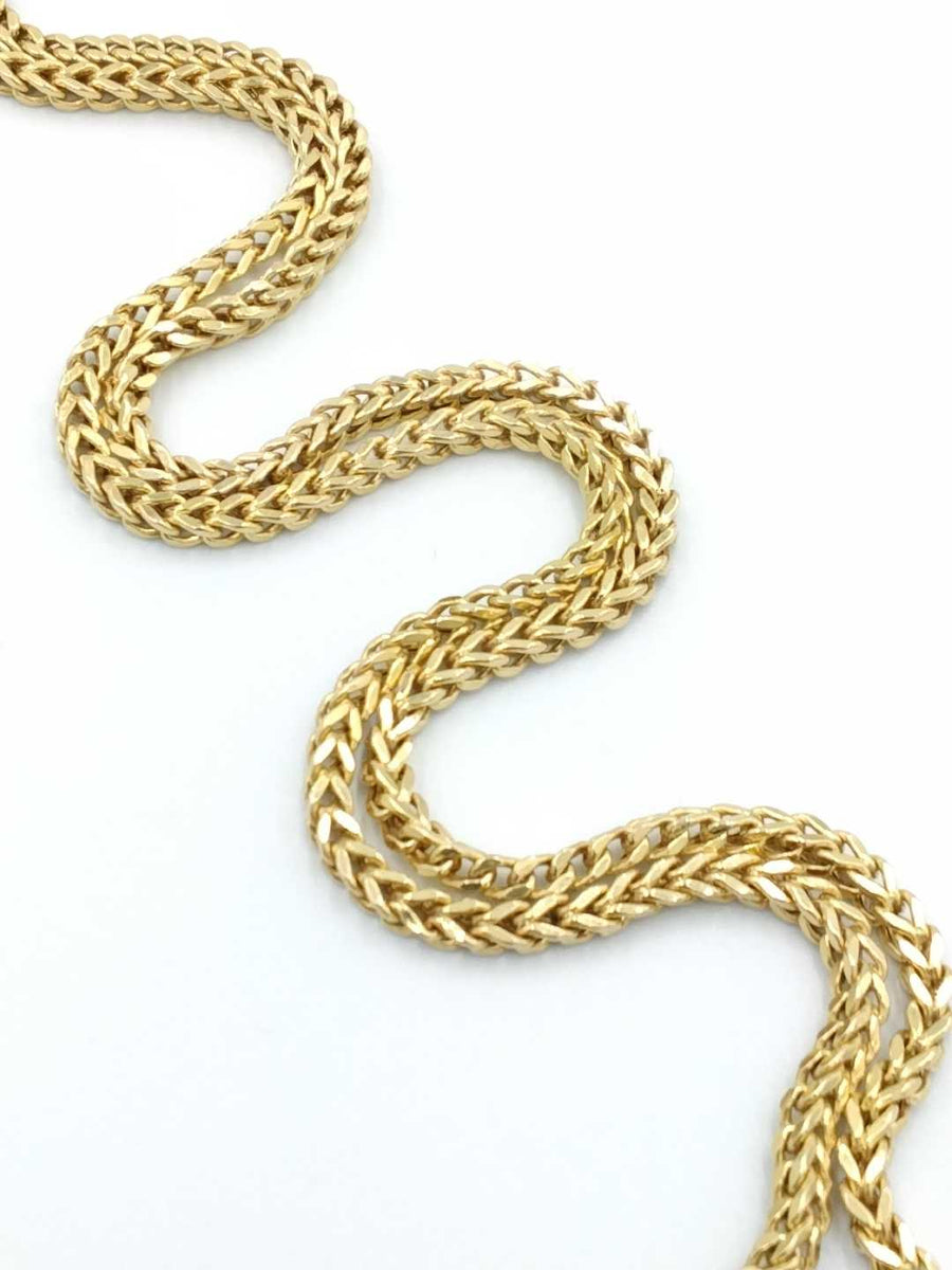 Fox Tail Chain - Yellow Gold 10k (.417) 10.8 grams 25 inch