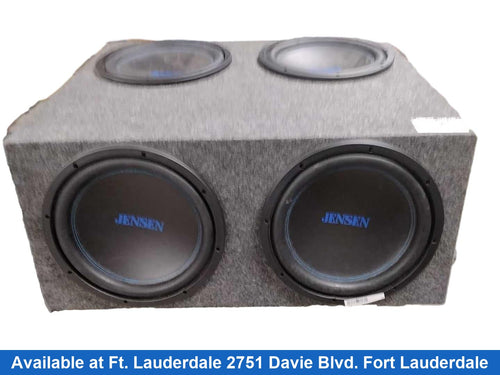 Jensen Black Car Sub-Woofer