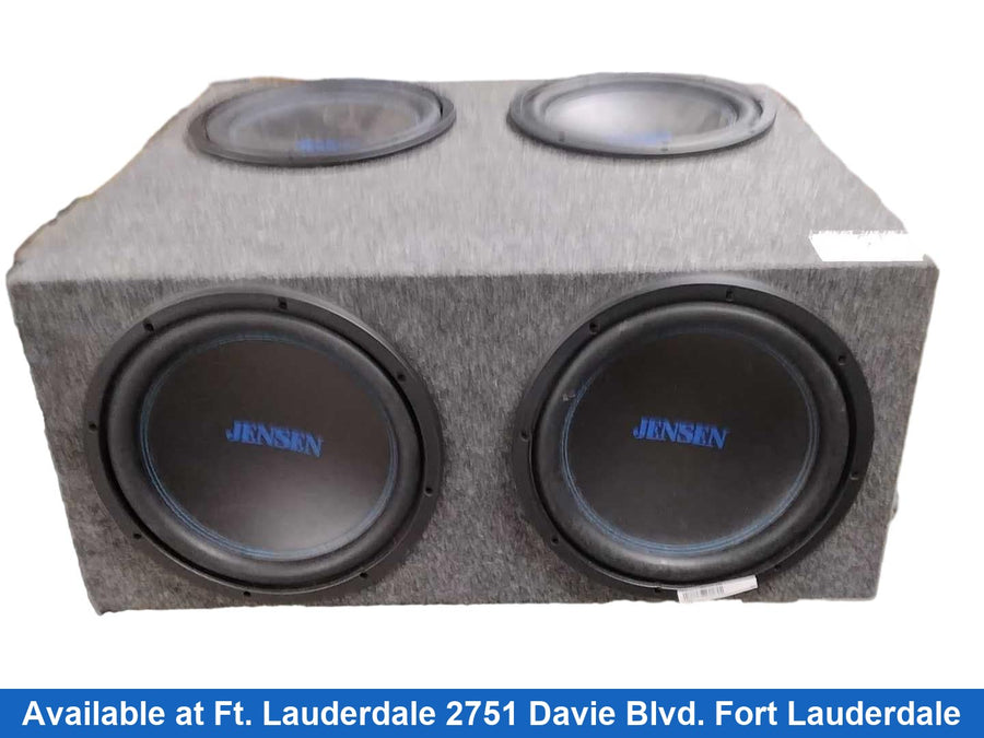 Jensen Black Car Sub-Woofer