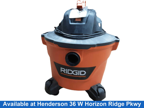 Ridgid Hd09001 Orange Wet / Dry Vacuum