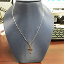 Woven Chain - Yellow Gold 14k (.585) 2.5 grams 18 inch