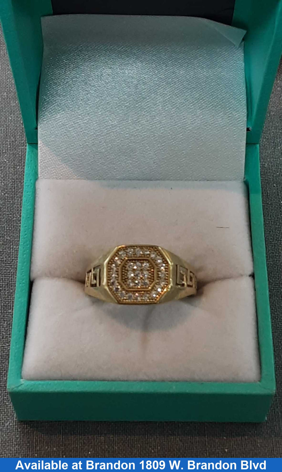 Men's Ring - Yellow Gold 10k (.417) 2.4 grams Size 8.5