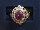 Women's Ring - Yellow Gold 14k (.585) 5.1 grams Size 10