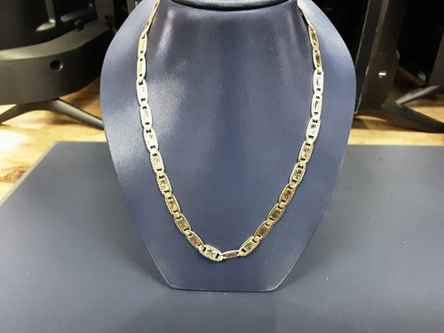 Gucci Chain - Tricolor Gold 10k (.417) 32.2 grams 28 inch