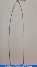 Figaro Chain - Yellow Gold 10k (.417) 3.6 grams 20 inch