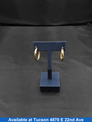 Hoop Earrings - Yellow Gold 14k (.585) 5.5 grams